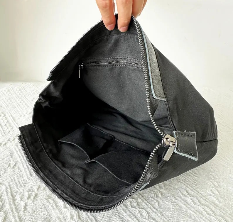 Genuine Leather Slouchy Shoulder Bag – Large Capacity Minimalist Hobo Tote & Everyday Casual Handbag