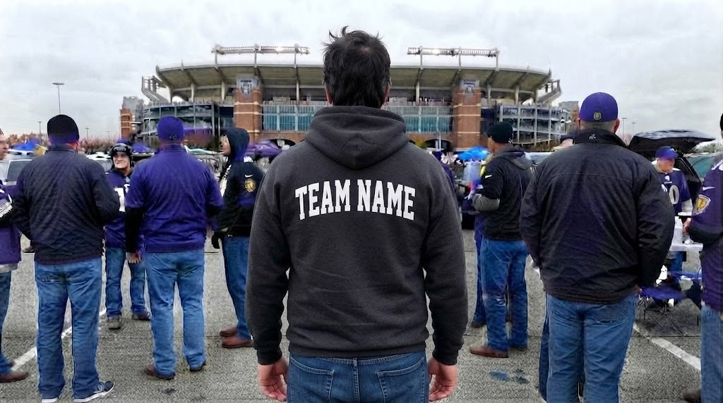 Tailgating outside the stadium