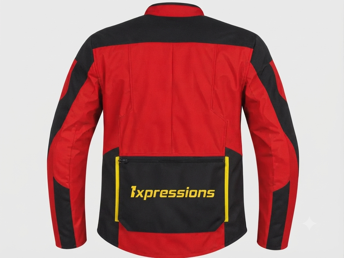 1xpressions Red & Black Technical Sport Jacket