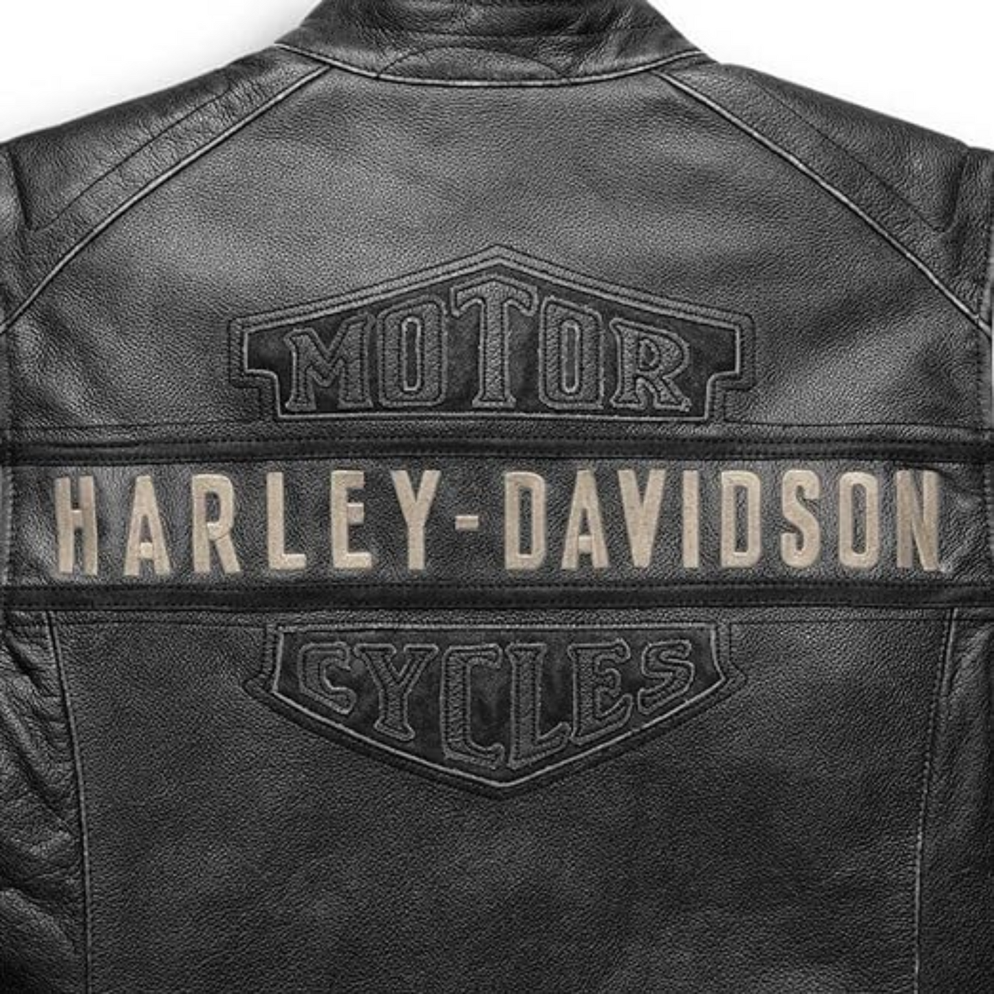 Harley HD Men’s Passing Link Leather Biker Vest: Davidson Motorcycle Road Warrior Apparel