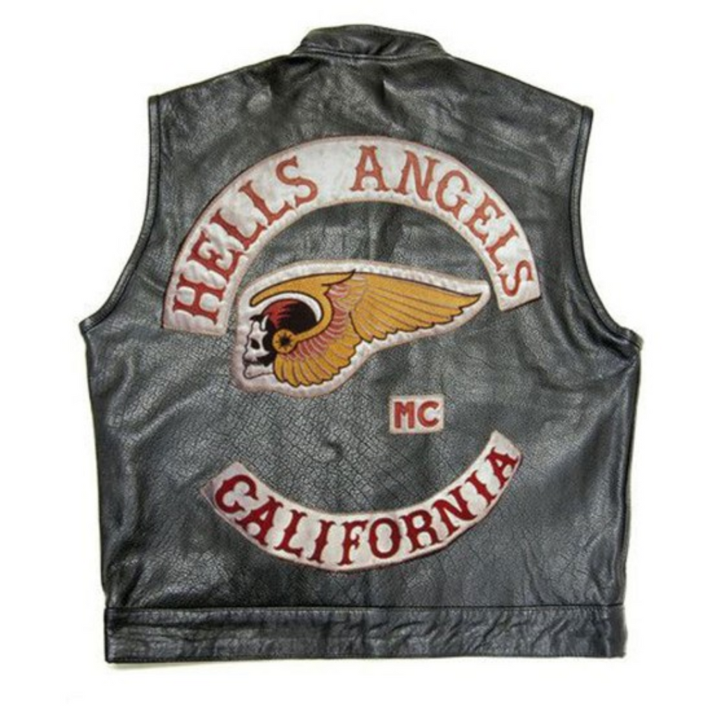 Hells Angels Men's Real Cowhide Leather Vest Handcrafted Motorcycle Ap –  1XpressionS