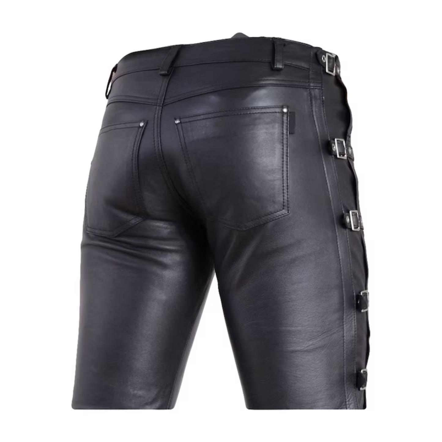 Buckle Mens Real Leather Pant Bikers Pant Bike Racing Leather Pant Handmade Pant Black Leather Pant Gift for Bikers Gift for Racers Men's Leather Pants, Buckle Pants for Men, Party Pants, Casual Wear Leather Pants. Leather trouser for boys.