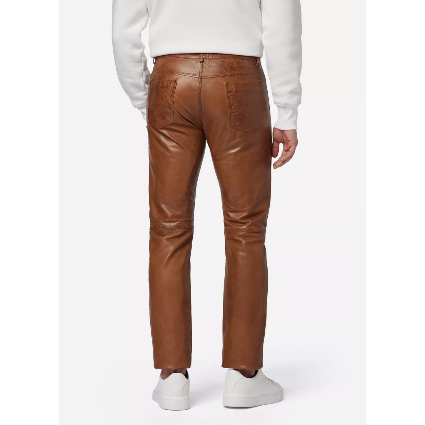 Herren Lederhose Trant Pant - So cool kann schlicht sein Bike Racing Pantalón de cuero para hombre Pantalón hecho a mano Regalo para ciclistas Regalo para hombres Ropa de moto Club de motos Pantalón Regalo para corredores Pantalón de cuero vintage