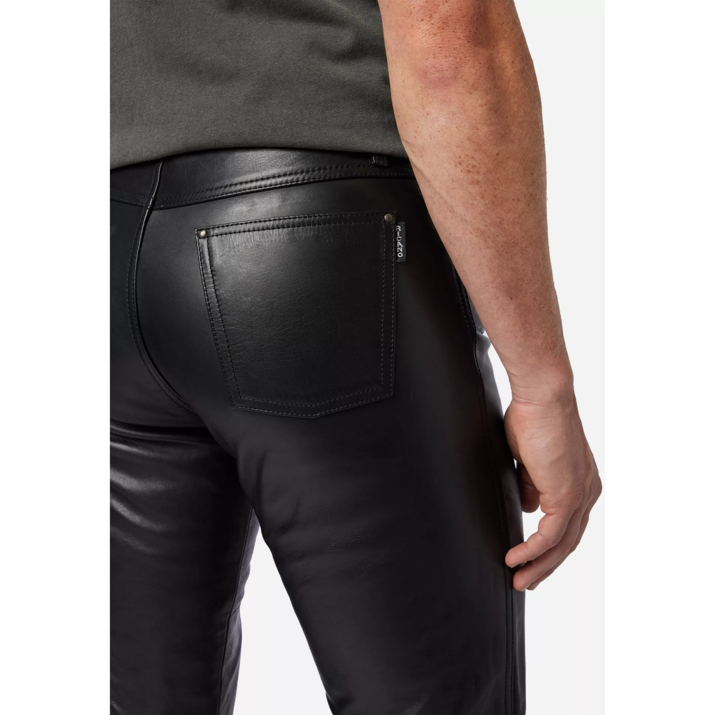 Pantalones de cuero para hombre Cow Waxy - tus nuevos pantalones favoritos Pantalón de cuero de piel de oveja real Pantalones totalmente hechos a mano Regalo para hombre Regalo para él Pantalón de moto Pantalones de cuero de motocicleta