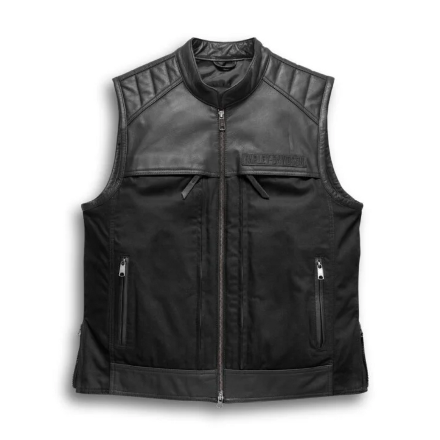 Handmade Black Leather Men's Classic Vest Timeless Gift for Him Fully Handmade