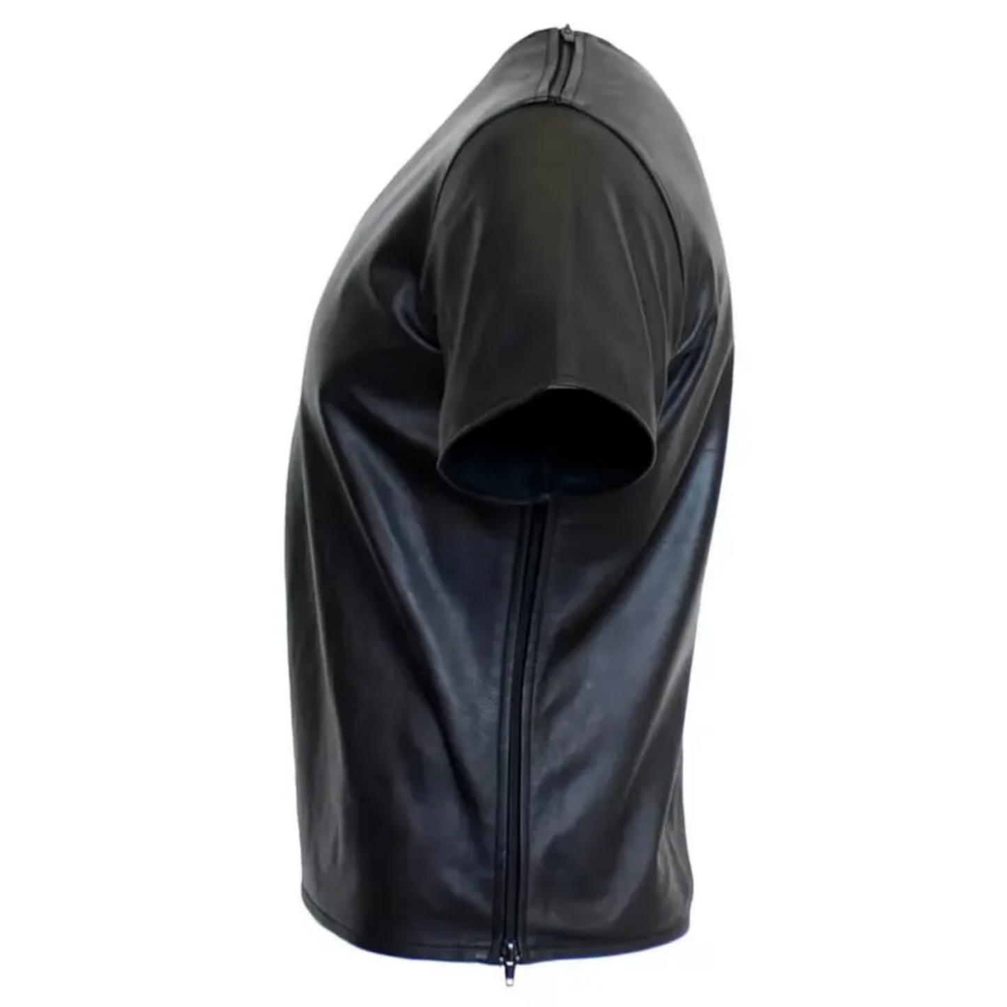 Men's Classy Genuine Lambskin Casual Wear Premium Leather Shirt Stylish Black Leather Shirt