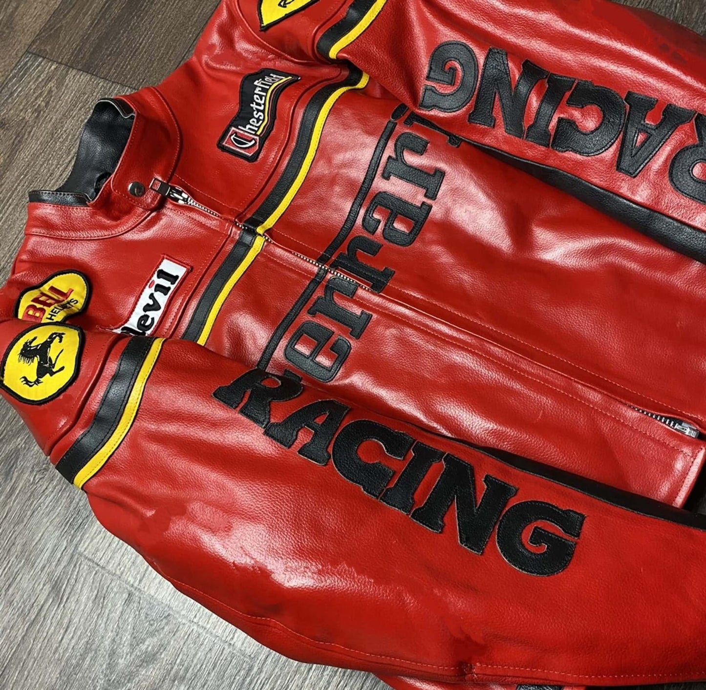 Ferrari Formula F1 Bike Racing Jacket Uniting Speed and Style Gift for Men's