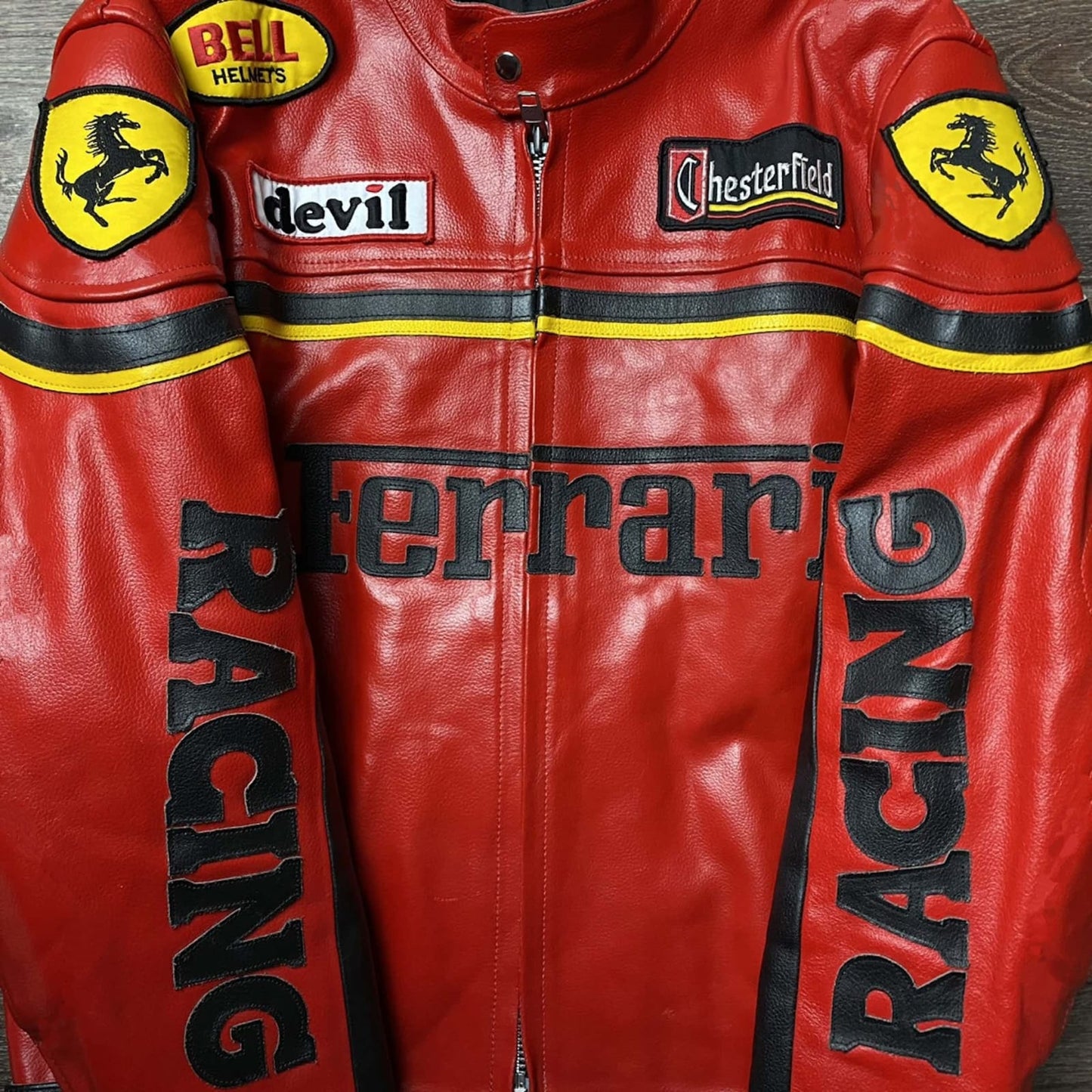 Ferrari Formula F1 Bike Racing Jacket Uniting Speed and Style Gift for Men's