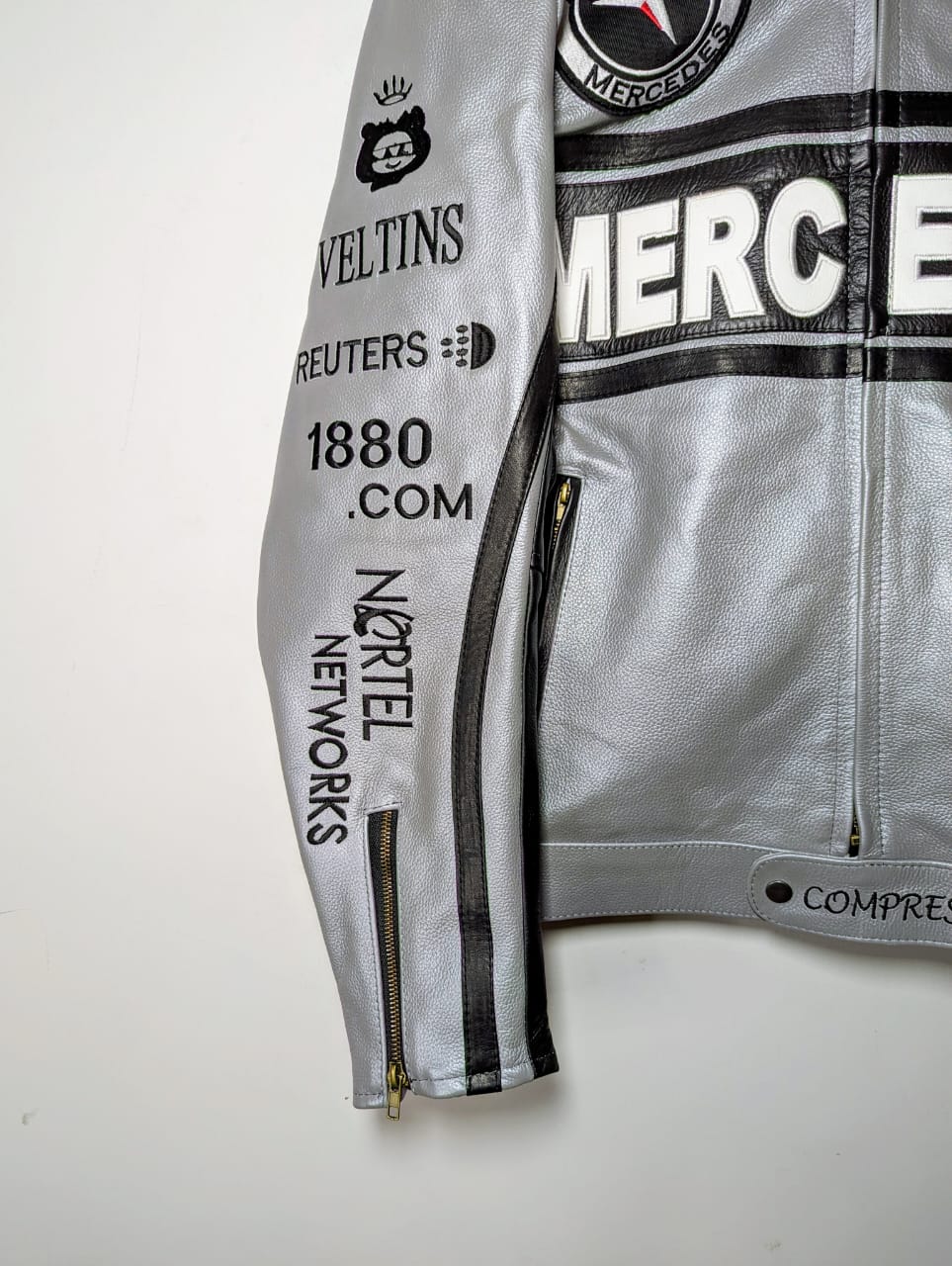 Mercedes Bike Racing Leather Jacket The Ultimate Men's Gift Vintage Jacket