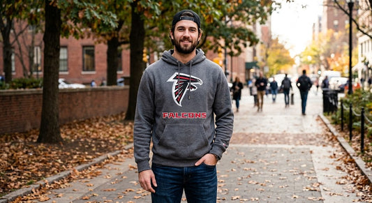 Atlanta Falcons Gray Campus Hoodie