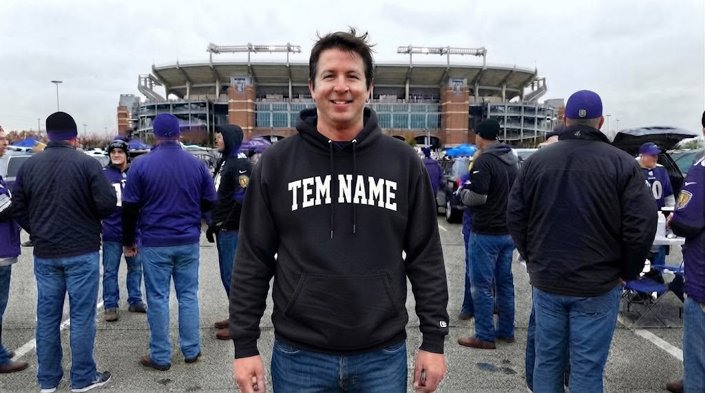 Tailgating outside the stadium