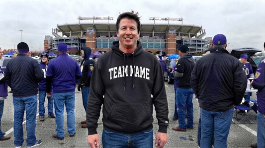 Tailgating outside the stadium