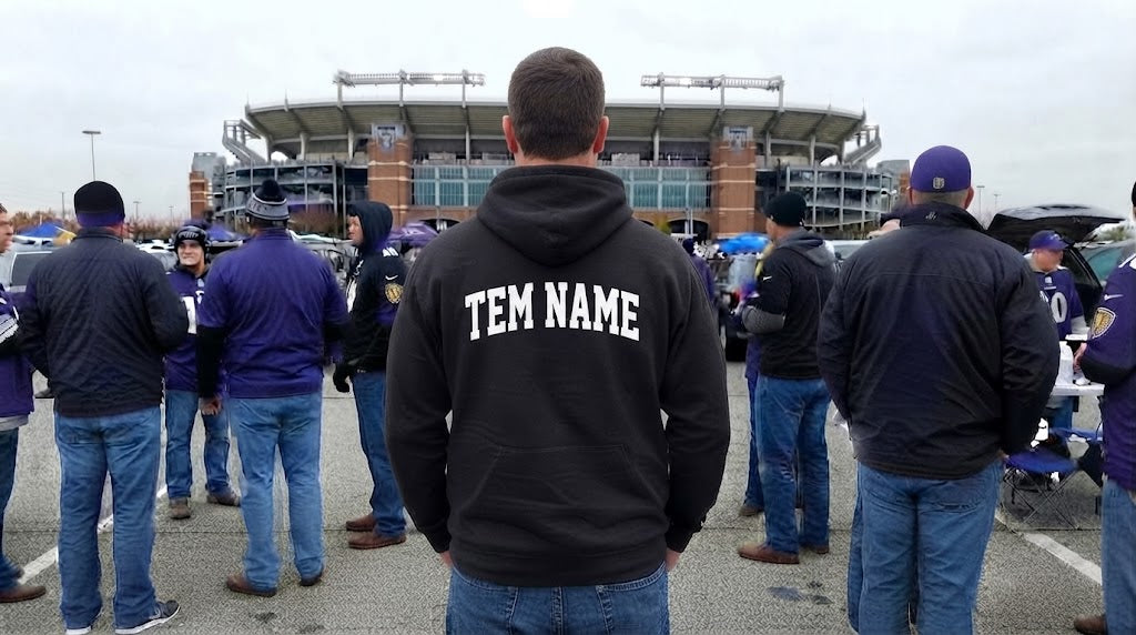 Tailgating outside the stadium