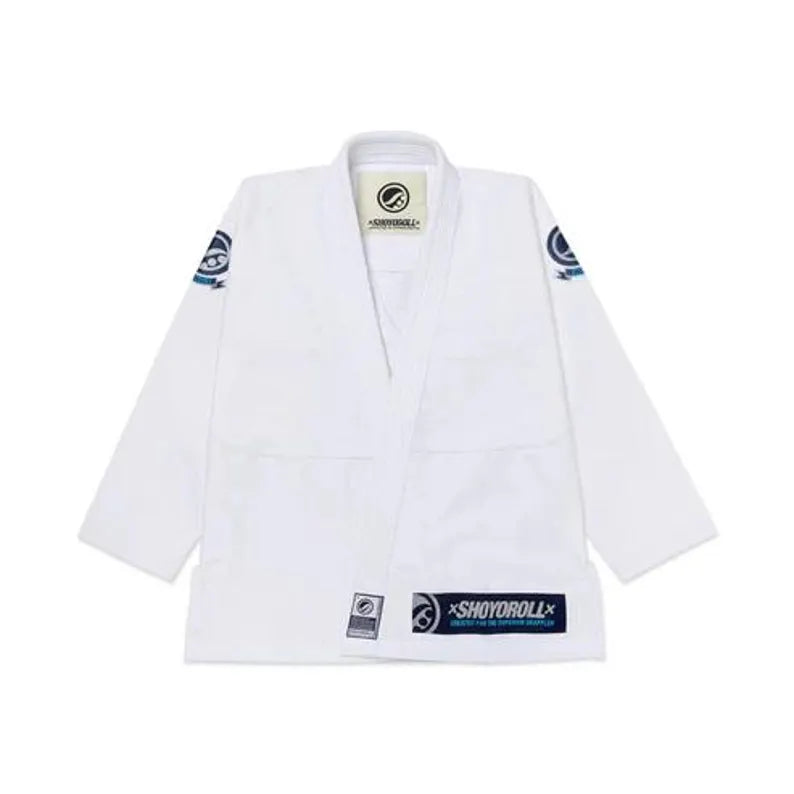 Shoyoroll Safire Competitor White BJJ Kimono Jiu Jitsu Uniform Special Limited Edition Shoyoroll Brazilian Jiu Jitsu Gis
