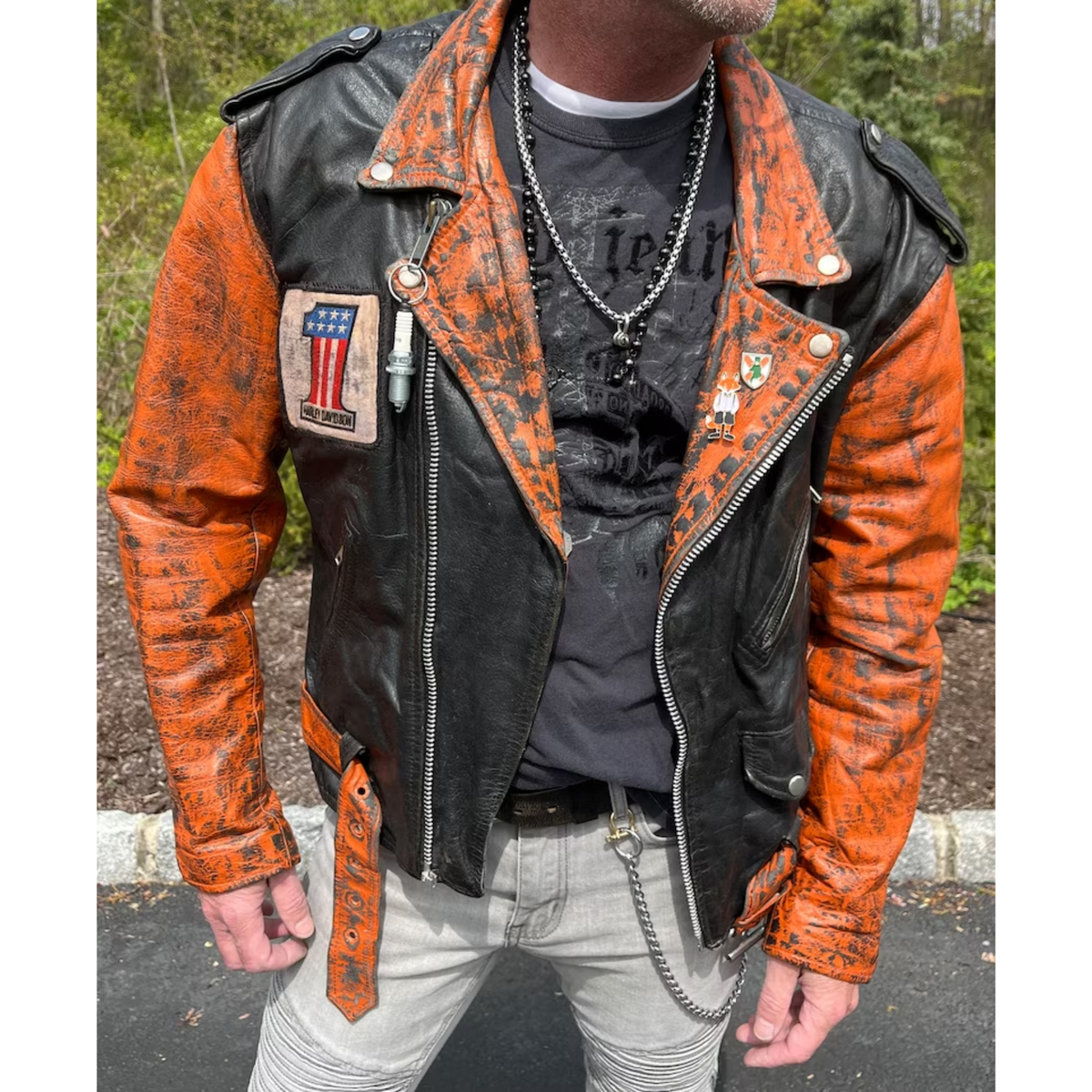 Harley davidson vintage sales jacket