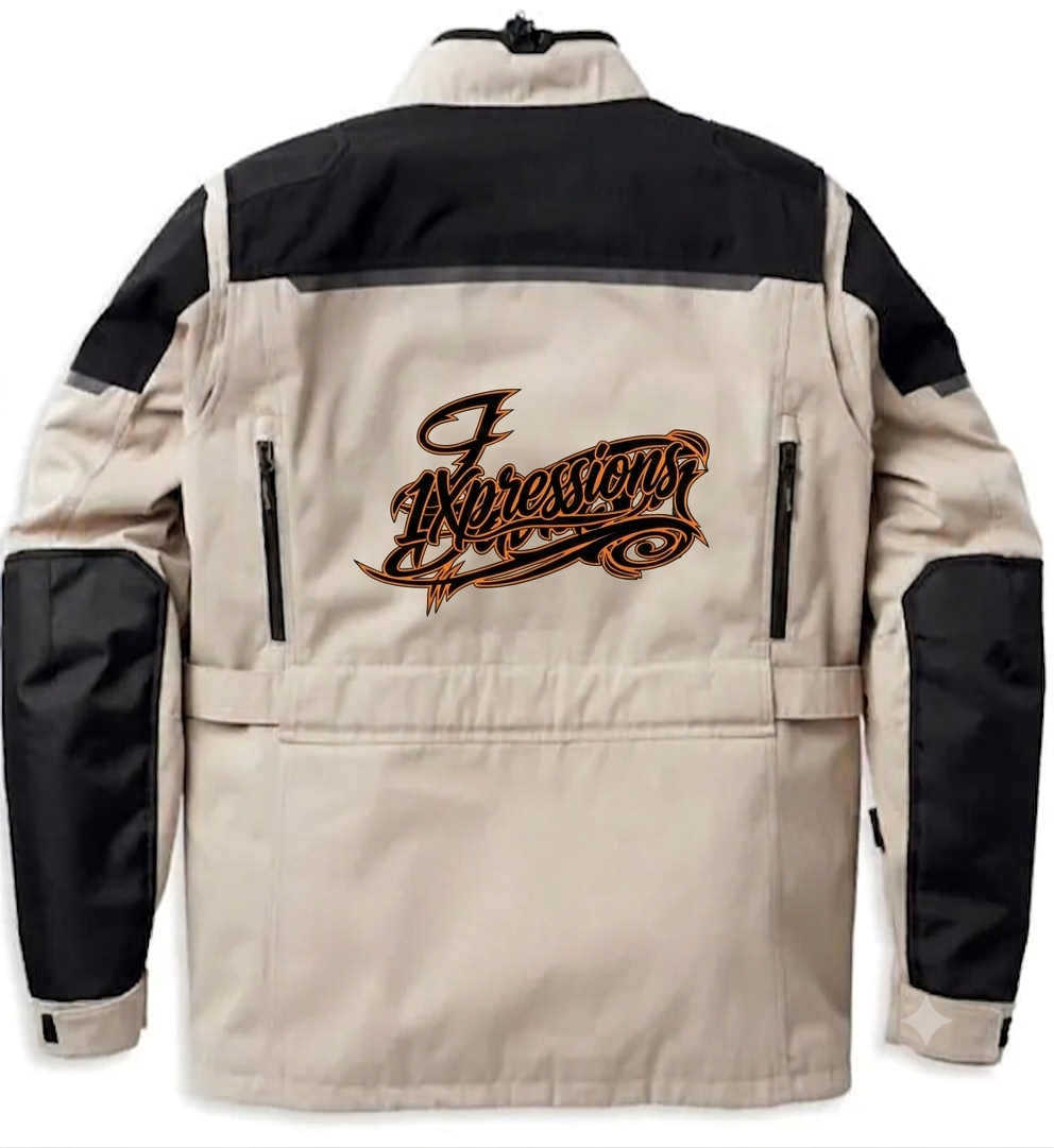 1Xexpressions Men's Adventure Touring Motorcycle Jacket – Heavy-Duty Dual-Sport Riding Gear
