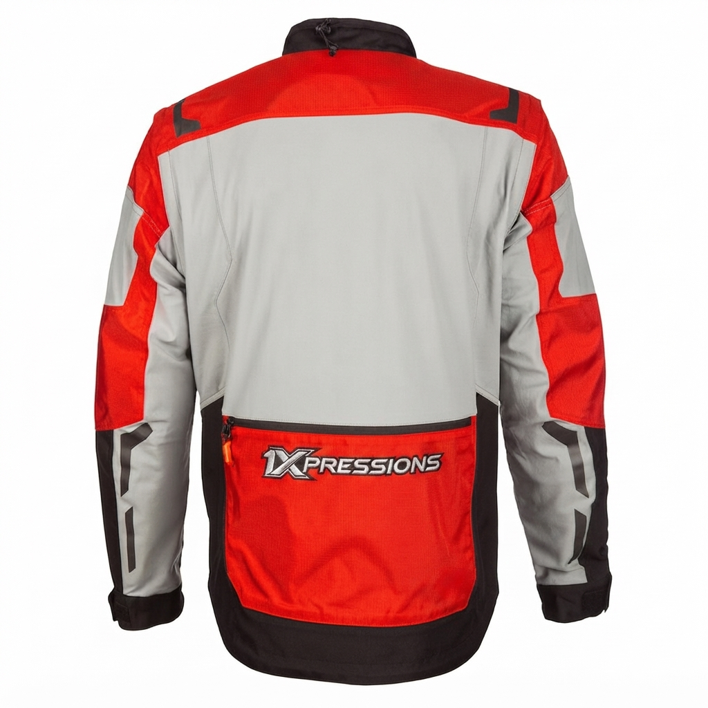 1XPRESSIONS Men's All-Weather Multi-Color Motorcycle Riding Jacket with Armor Pockets