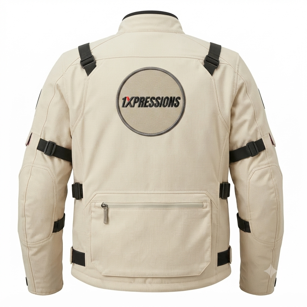 1xpressions Adventure Touring Off-Road Motorcycle Jacket – Desert Sand