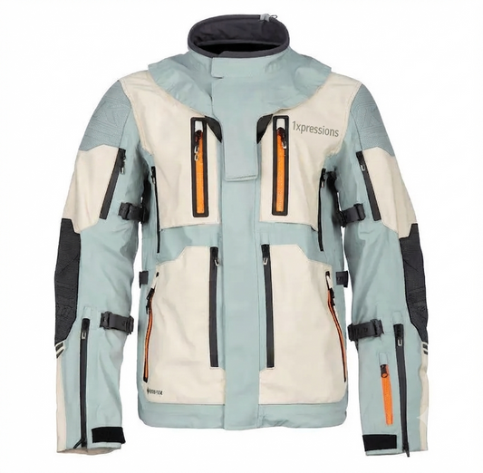 1Xpressions All-Weather Adventure Touring Motorcycle Jacket with Multi-Vent System