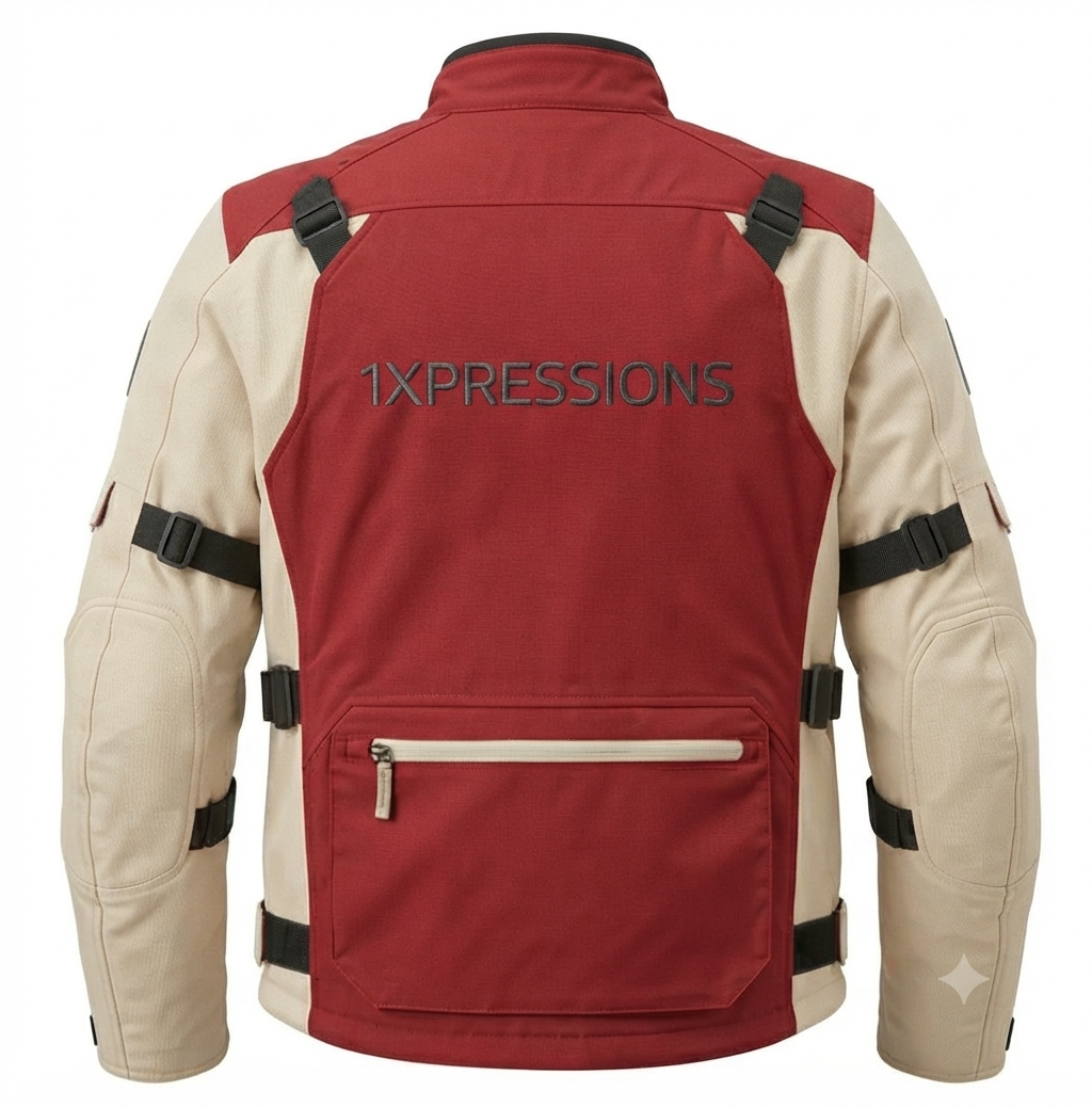1XPRESSIONS Two-Tone Adventure Riding Jacket