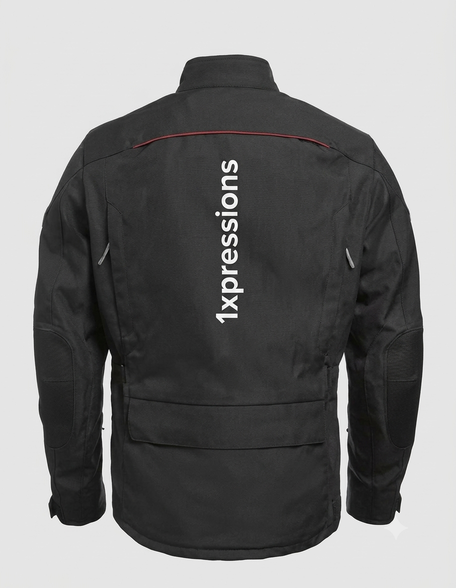 Front View: 1xpressions Motor Touring Jacket Back View: 1xpressions Motor Touring Jacket