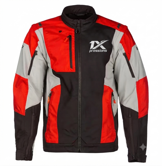 1xpressions Men's All-Weather Adventure & Touring Riding Jacket