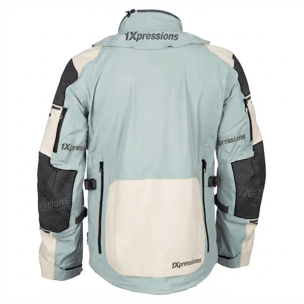 1Xpressions All-Weather Adventure Touring Motorcycle Jacket with Multi-Vent System
