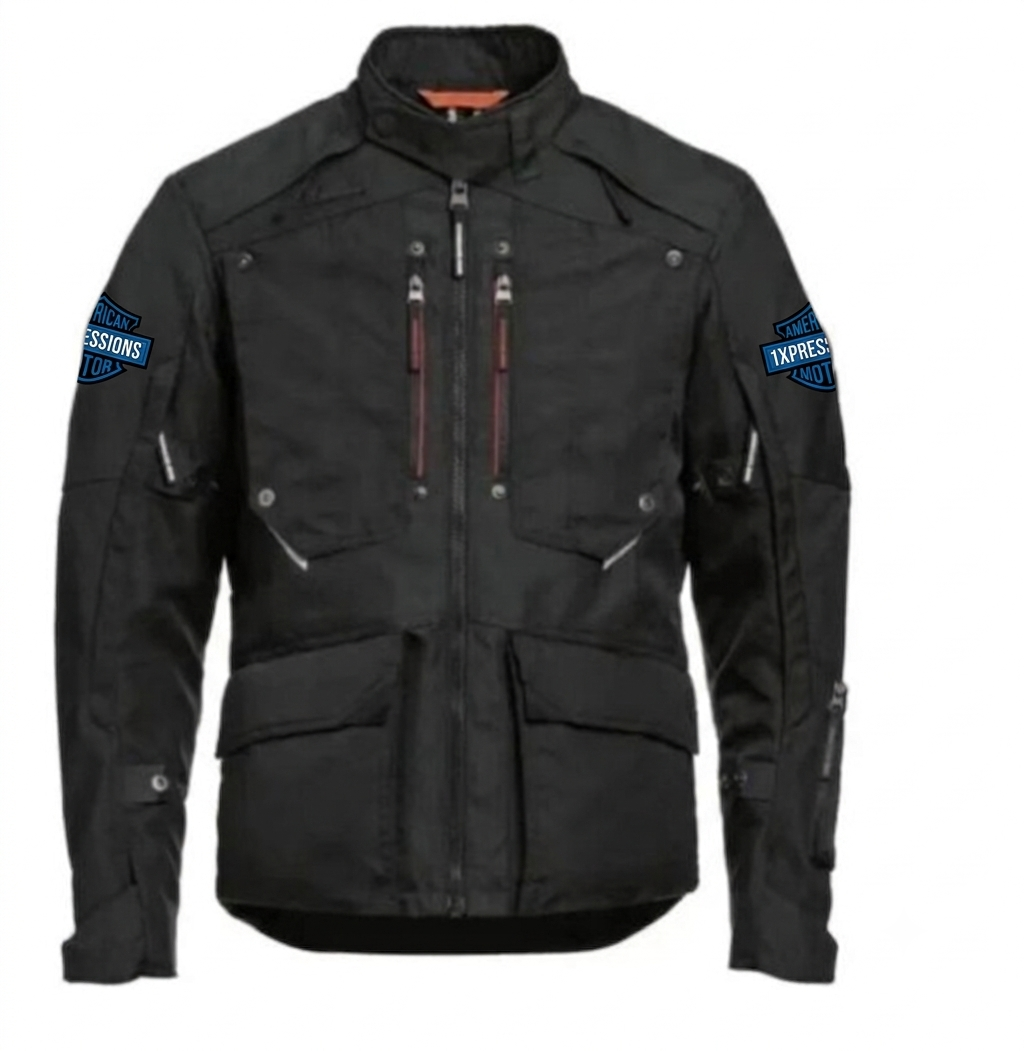 Front View: 1xpressions Motor Touring Jacket Back View: 1xpressions Motor Touring Jacket