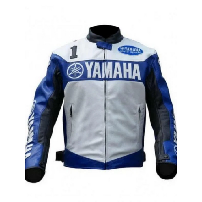 Yamaha Racing Motorcycle Leather Jacket: Handcrafted for True Riders