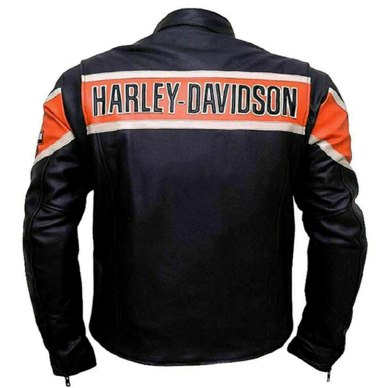 Harley Davidson Victoria Lane Leather Jacket: Handmade Bike Racing Style