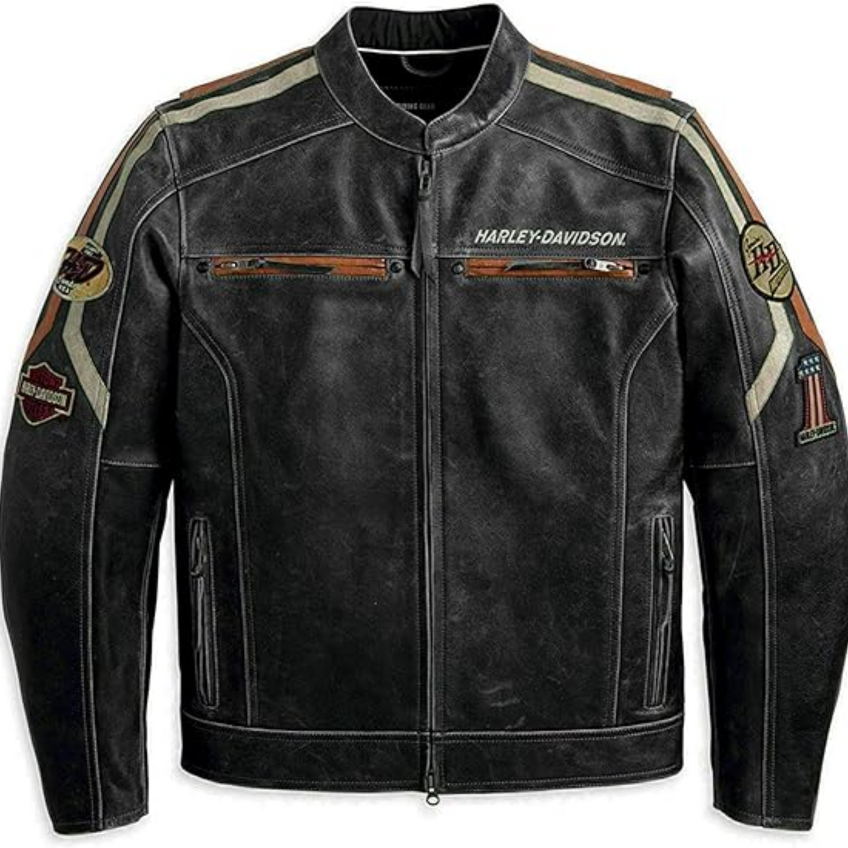 Mesh HD Riding Incinerator Vintage Motorcycle Biker Black Cowhide Leather Jacket: Fully Handmade Classic