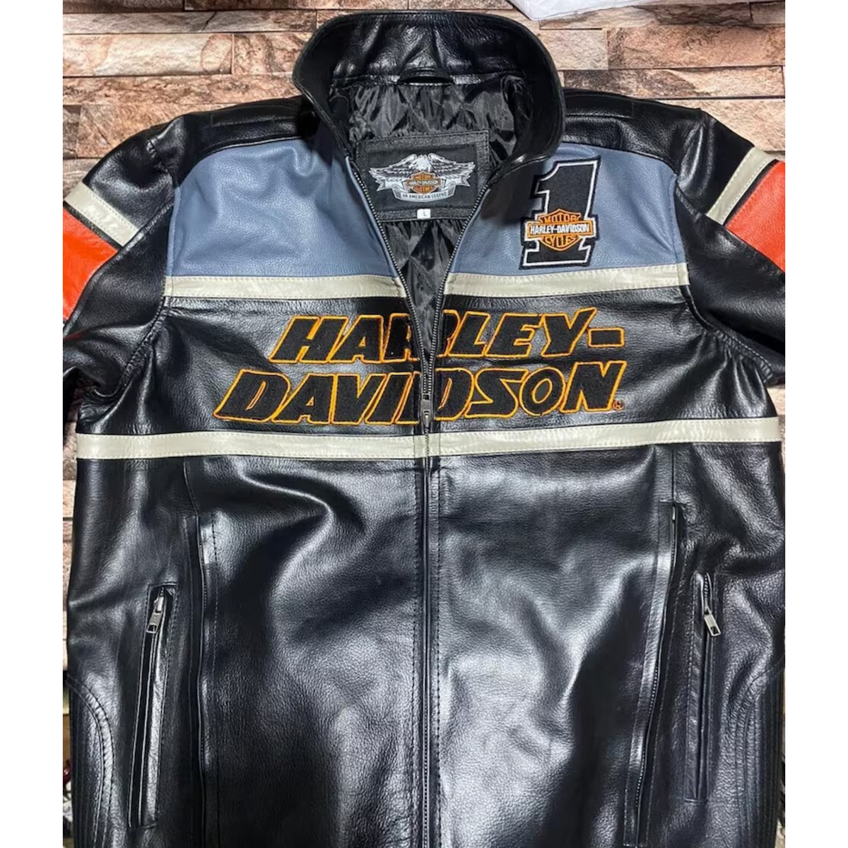 Harley Davidson Men's Motorcycle Racing Jacket Gift for Mens