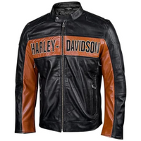 Harley Davidson Victoria Lane Men's Motorcycle Biker Leather Jacket Replica