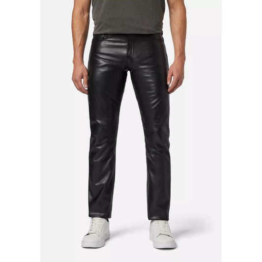 Herren-Lederhose Cow Waxy – Ihre neue Lieblingshose. Echte Schaffell-Lederhose, komplett handgefertigte Hose, Geschenk für Männer, Geschenk für Ihn, Motorradhose, Motorrad-Lederhose