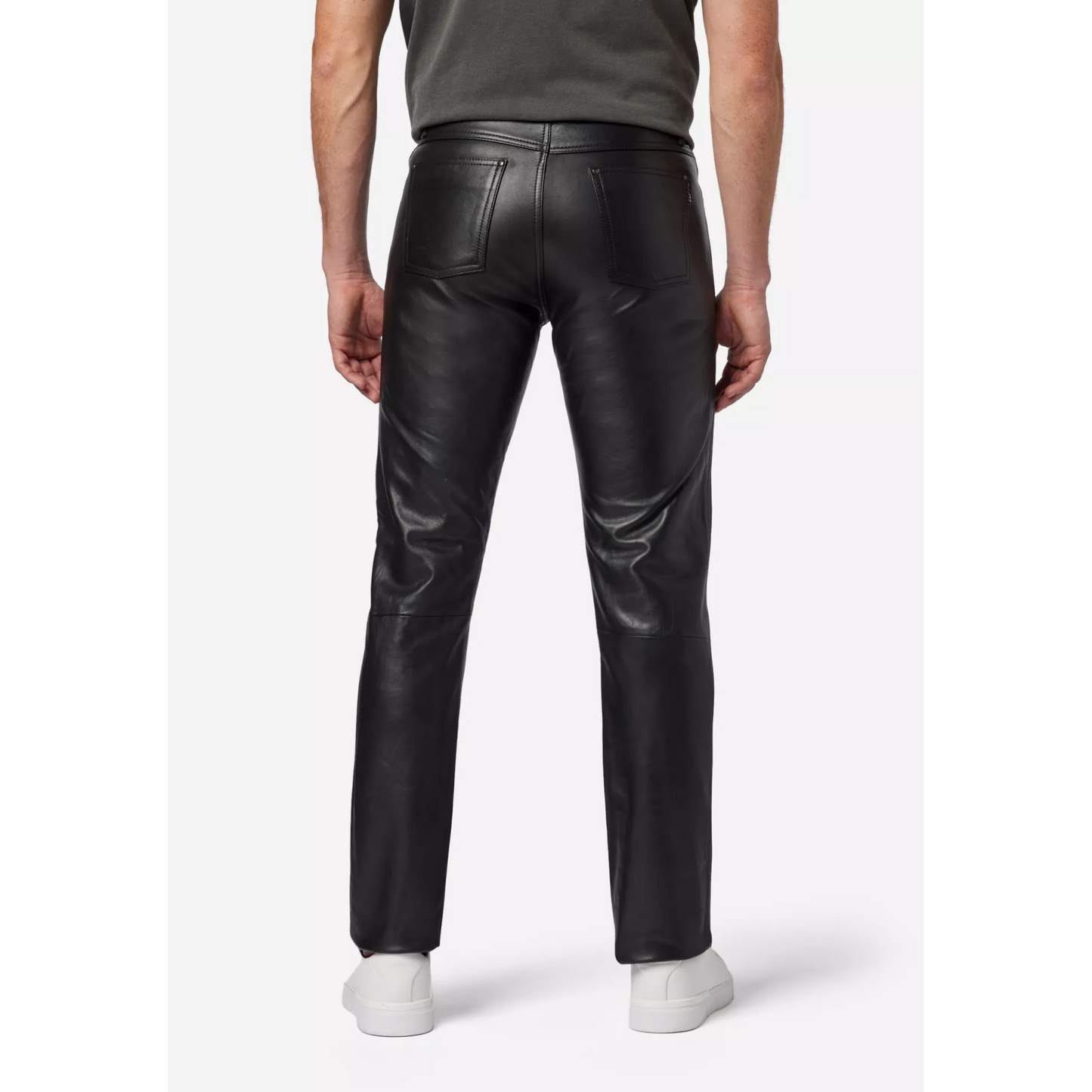 Pantalones de cuero para hombre Cow Waxy - tus nuevos pantalones favoritos Pantalón de cuero de piel de oveja real Pantalones totalmente hechos a mano Regalo para hombre Regalo para él Pantalón de moto Pantalones de cuero de motocicleta