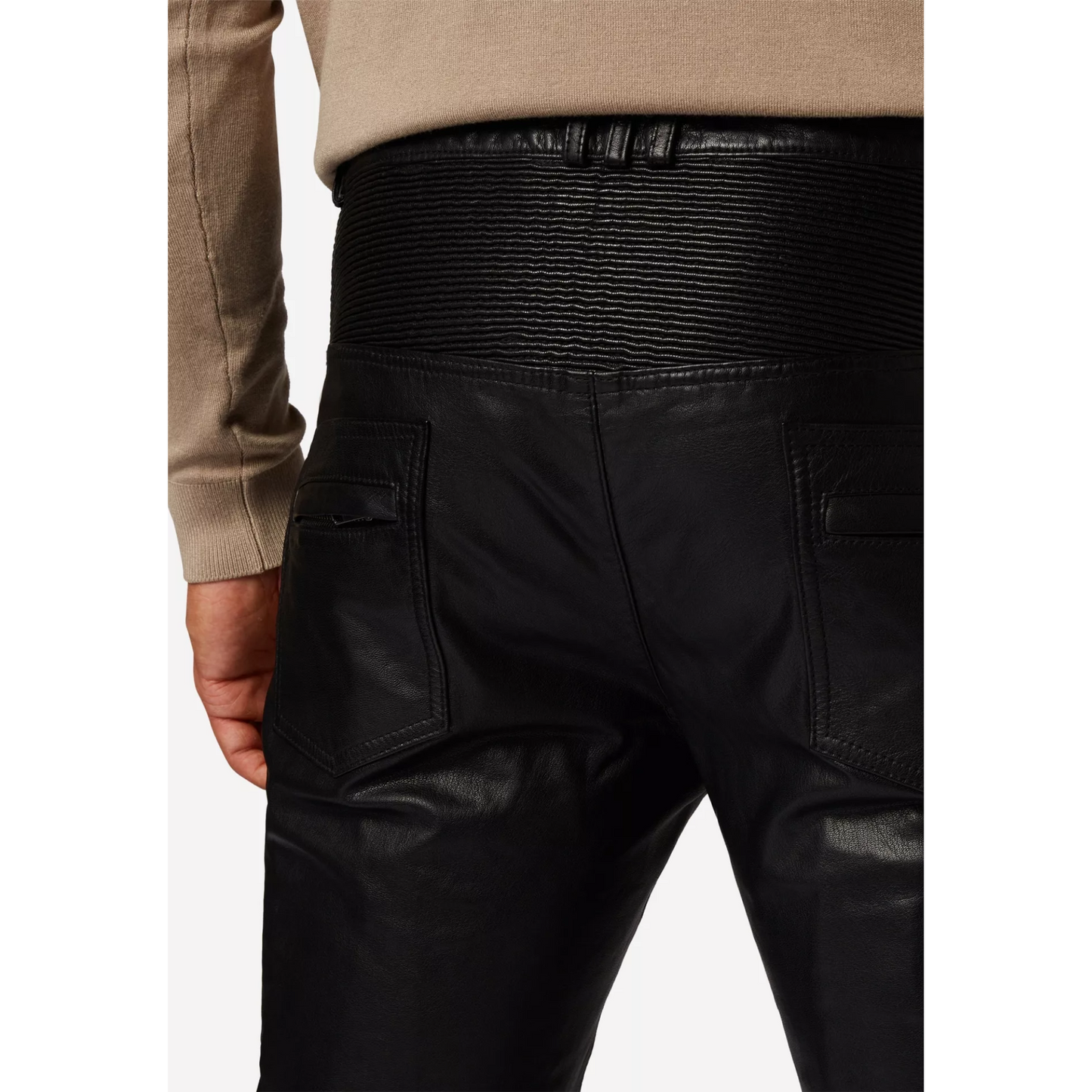 Pantalones de cuero para hombre Franklin: todoterreno para una apariencia llamativa Bike Racers Pantalones de piel de oveja auténtica Regalo para moteros Regalo para hombres Regalo para corredores Pantalones de cuero de carreras Regalo personalizado