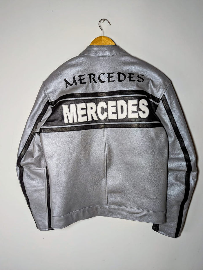 Mercedes Bike Racing Leather Jacket The Ultimate Men's Gift Vintage Jacket