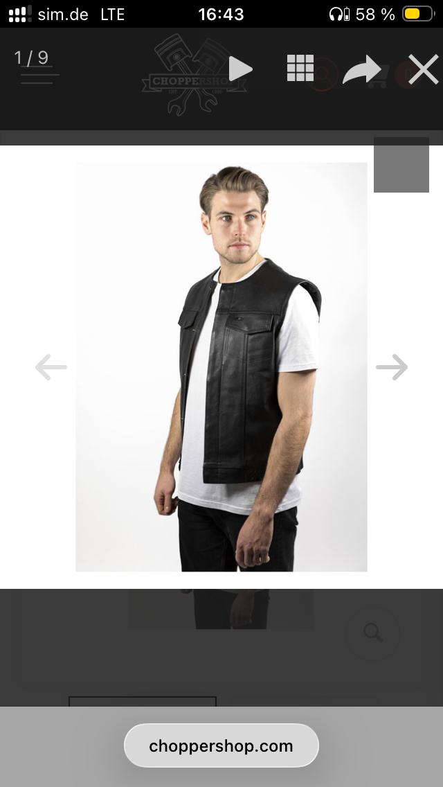 LEATHER VEST FOR MARCLE