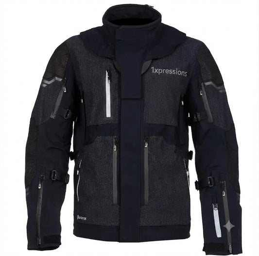 1XPRESSIONS Premium All-Weather Adventure Touring Motorcycle Jacket