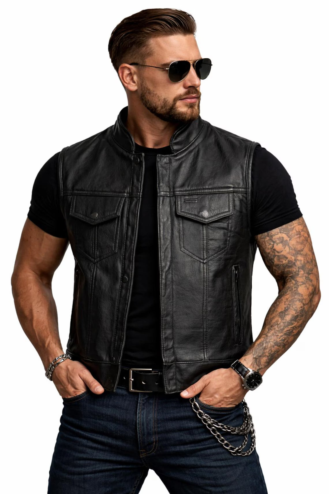 Outlaws Mototcycle Club Vest | Unisex Outlaw MC Chicago Biker Vest | Customization Available