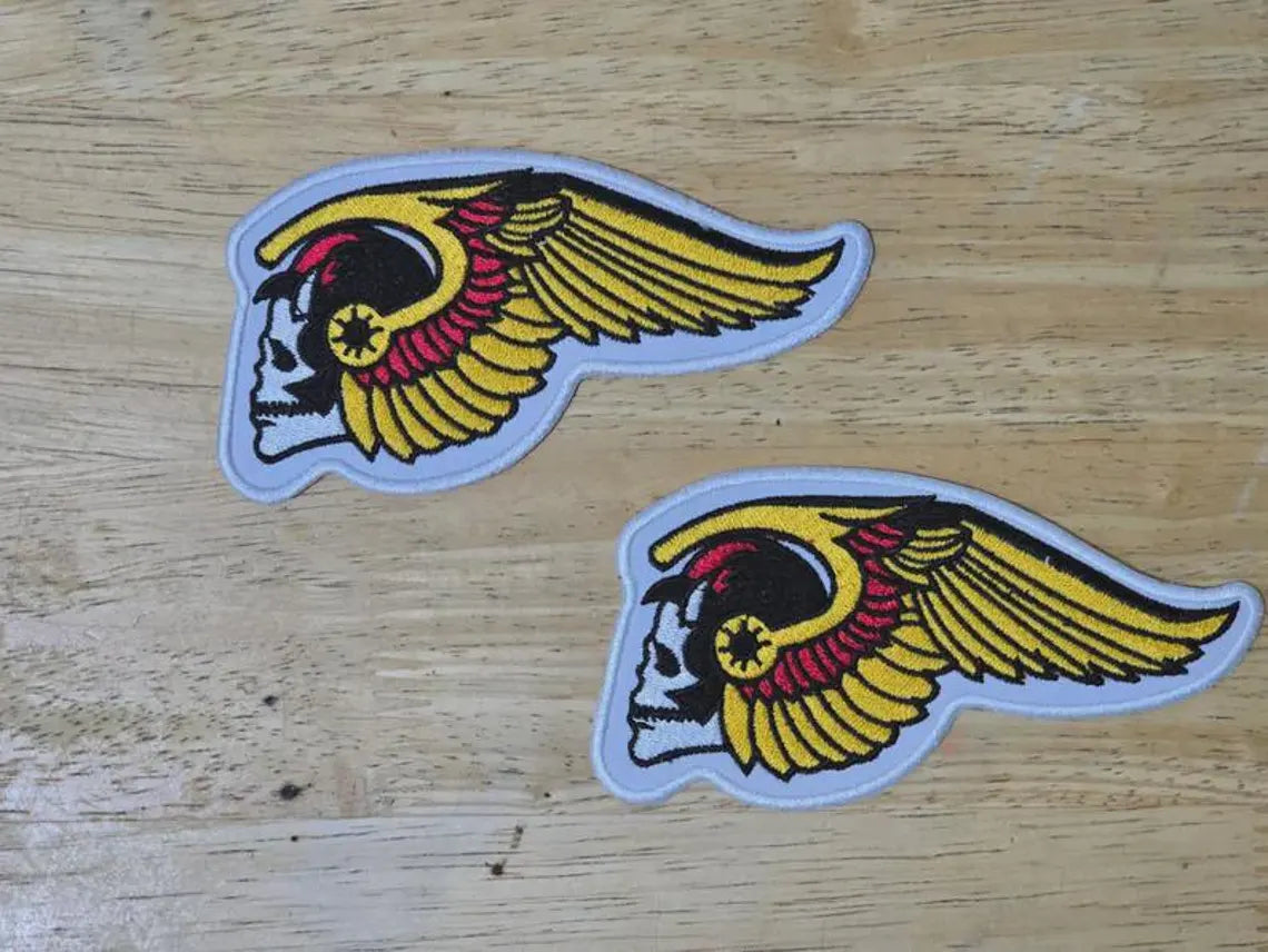 Hells Angels MC Nomads Full Embroidery Patch Set (Iron On)