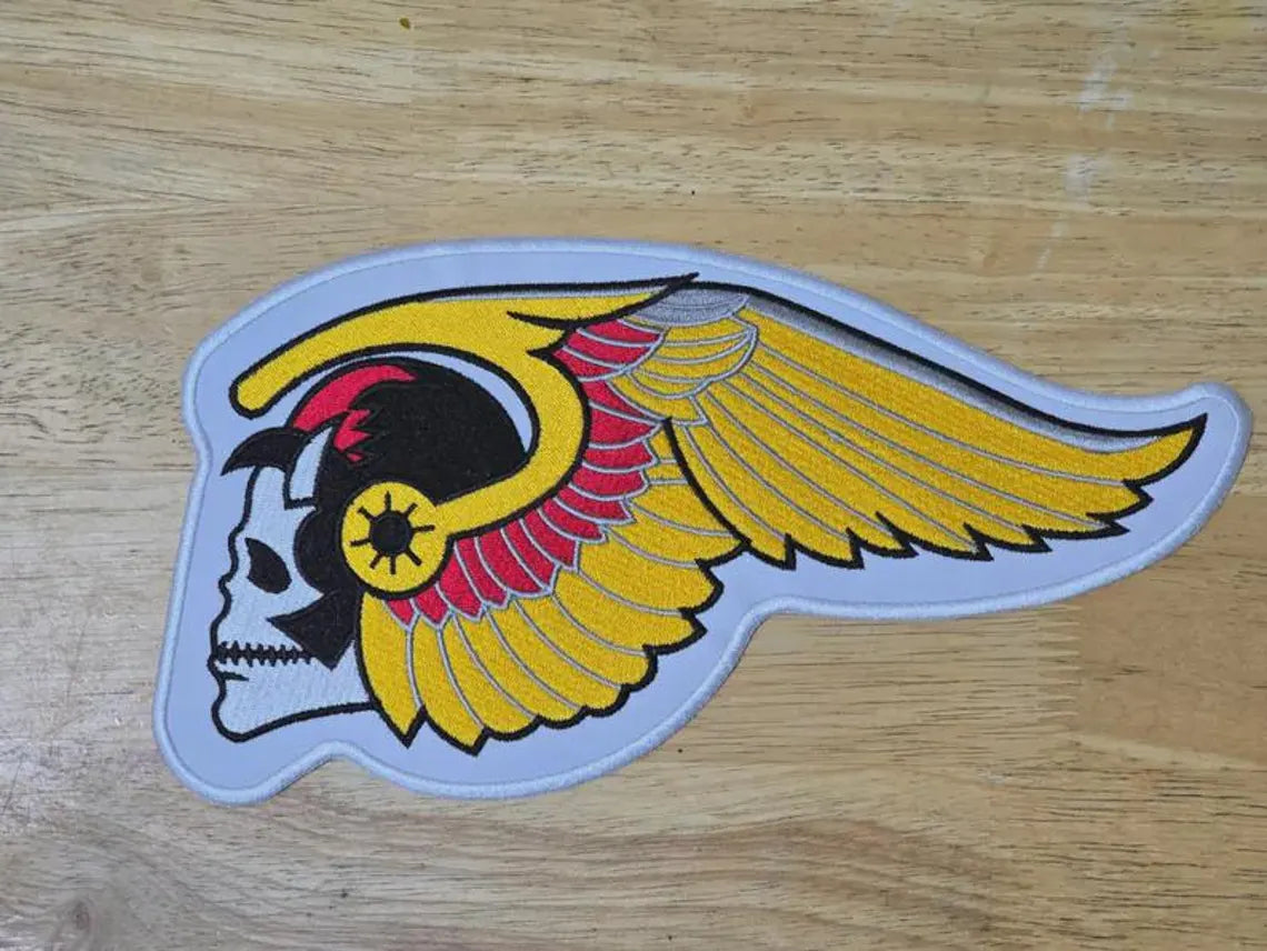 Hells Angels MC Nomads Full Embroidery Patch Set (Iron On)