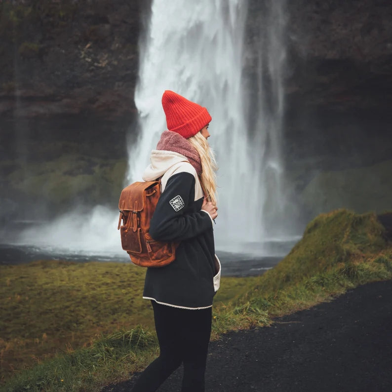 Handcrafted Top Grain Leather Backpack, Weather-Resistant Hiking, Women & Men Purse, Unisex, Vintage Laptop Valley Backpack MegaGearCustom      5 out of 5 stars