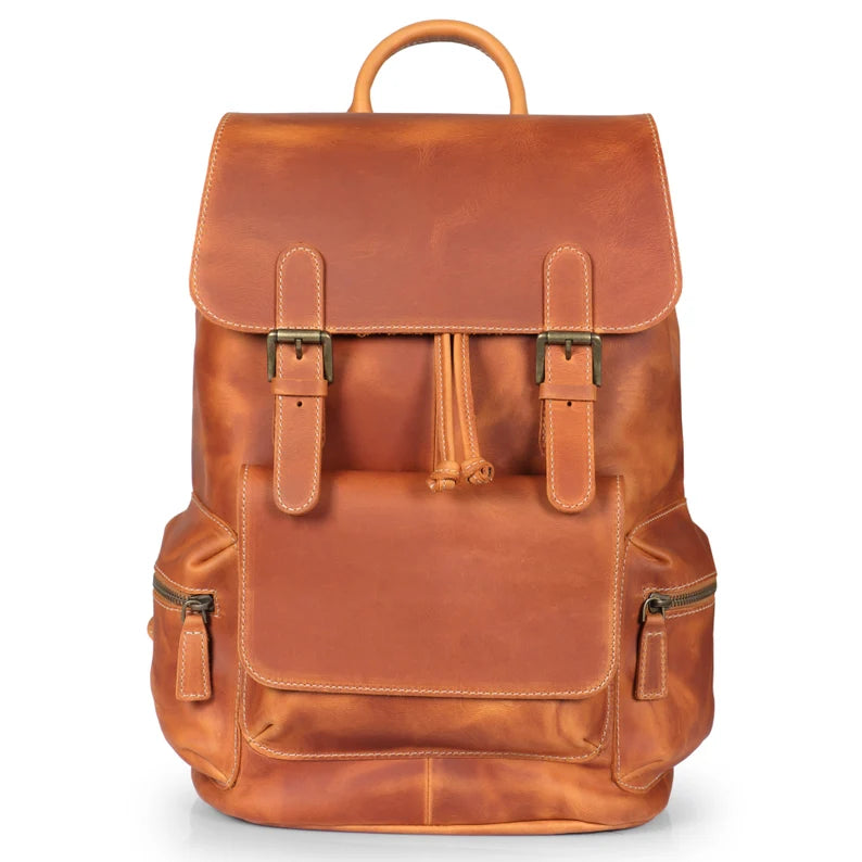 Handcrafted Top Grain Leather Backpack, Weather-Resistant Hiking, Women & Men Purse, Unisex, Vintage Laptop Valley Backpack MegaGearCustom      5 out of 5 stars