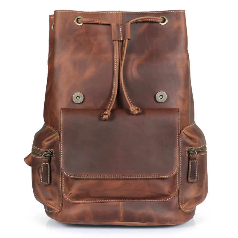 Handcrafted Top Grain Leather Backpack, Weather-Resistant Hiking, Women & Men Purse, Unisex, Vintage Laptop Valley Backpack MegaGearCustom      5 out of 5 stars