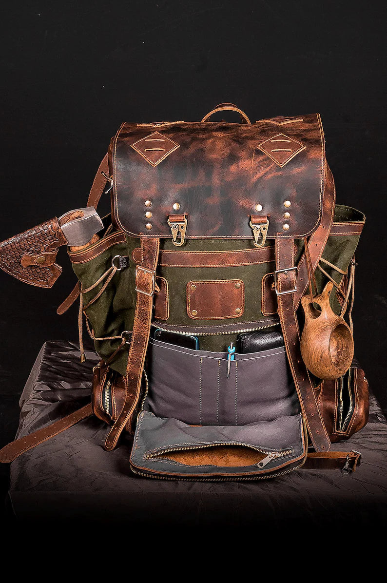 LEmited | City Backpack | Daypack | Travel Backpack | Laptop Backpack, Suitable for 2 Laptop