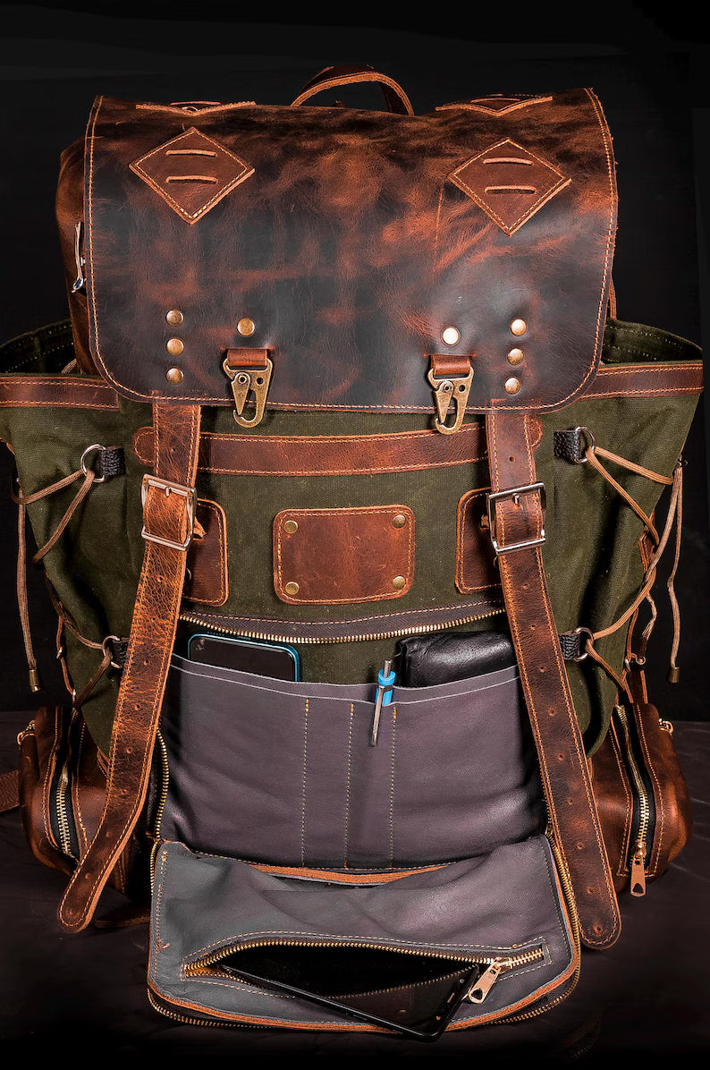 LEmited | City Backpack | Daypack | Travel Backpack | Laptop Backpack, Suitable for 2 Laptop