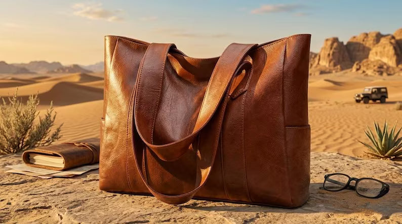 Large Leather Tote Bag Women | Work Bag for Women | Gifte-For-Her | Travels Bag | Large Capacity Shoulder Ba