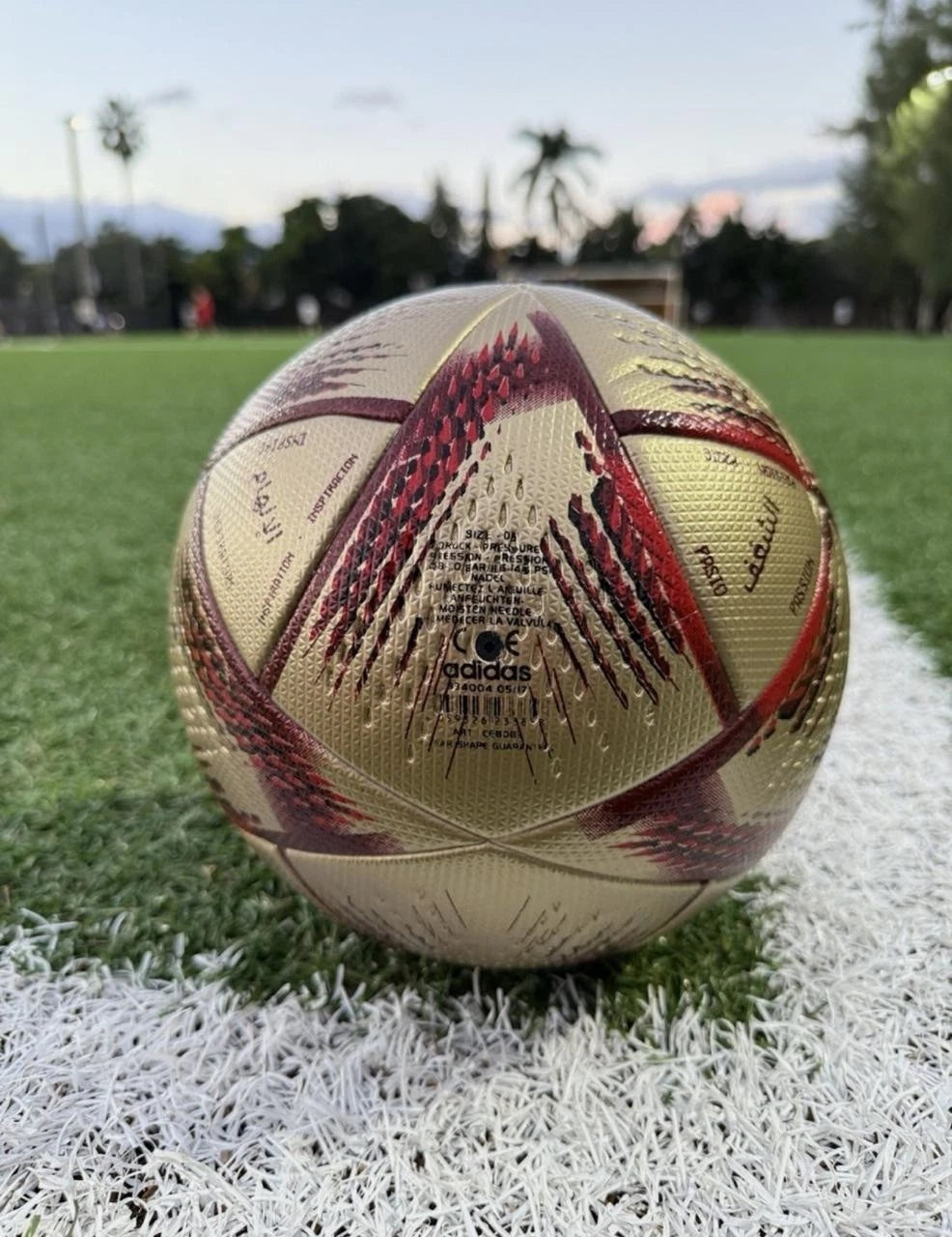 2022 FIFA World Cup Qatar Rally Al Hilm Size 5 Official Final Match Ball
