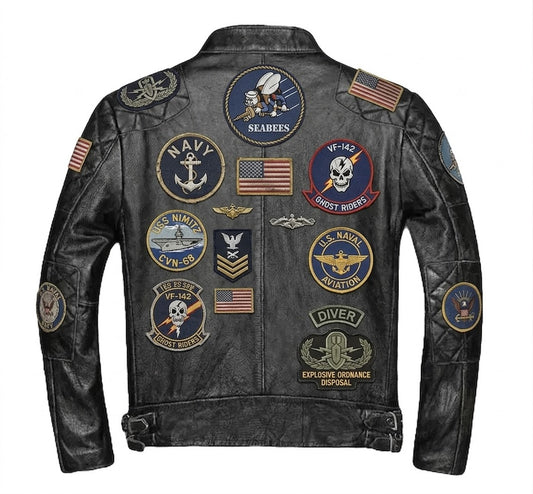 American Navy Choice Leather Jacket
